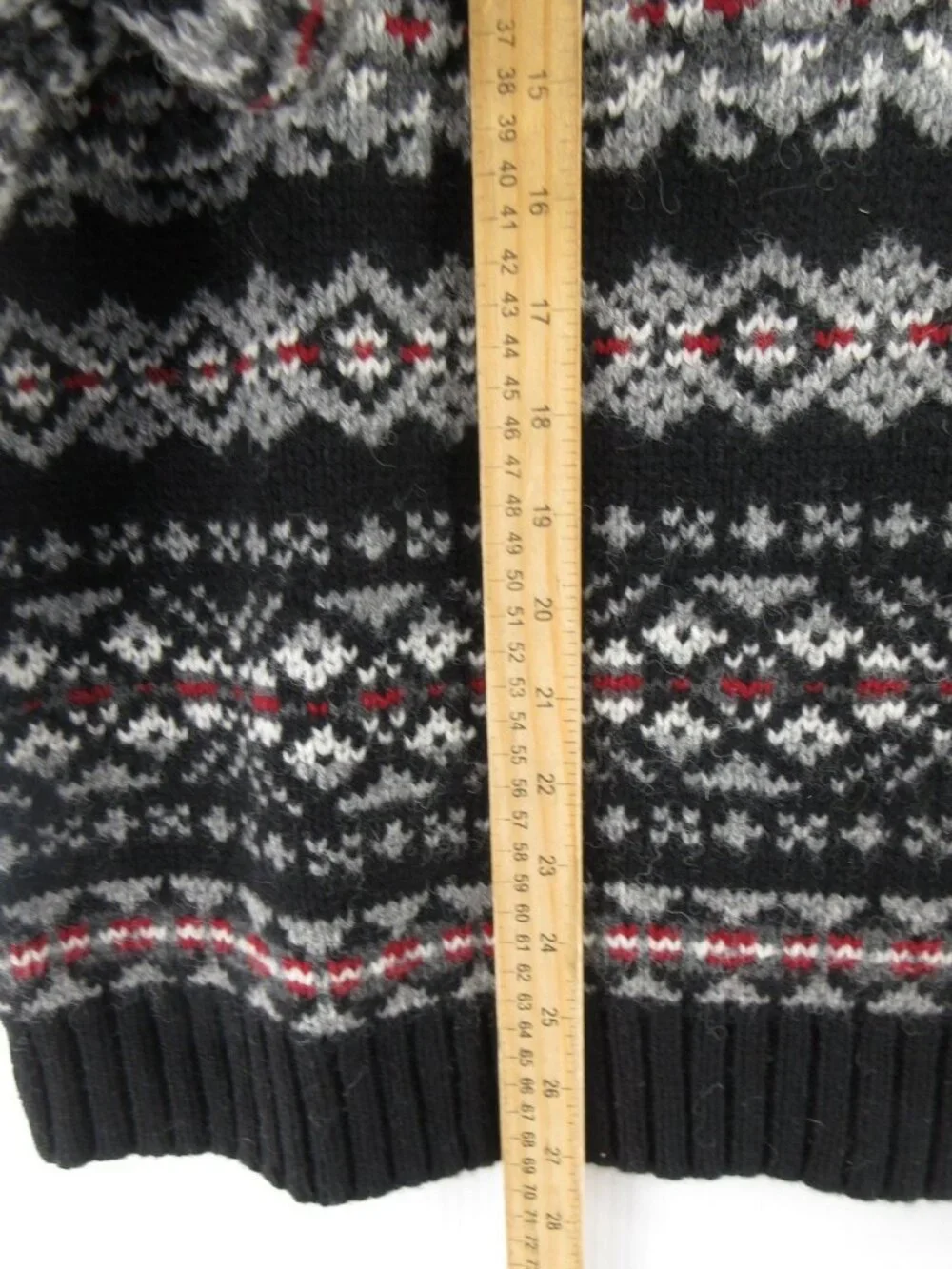 VINTAGE Polo Ralph Lauren Sweater XL Lambswool Fair Isle Nordic Chunky